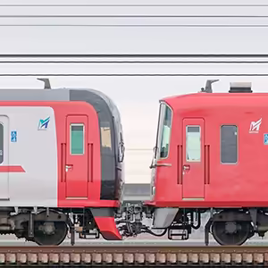 名鉄2200系2212編成＋3100系（2次車）3113編成（山側）