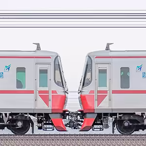 名鉄3150系3172編成+3300系3307編成(海側)