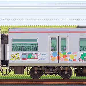 名鉄3300系「愛・地球博20祭トレイン」サ3451