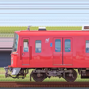 名鉄3500系（3次車）3517編成（更新車・山側）