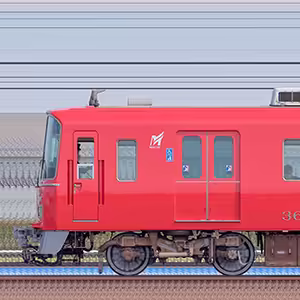 名鉄3500系（1次車）3501編成（更新車・海側）
