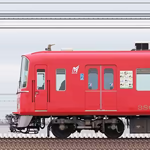 名鉄3700系（2次車）3703編成（海側）