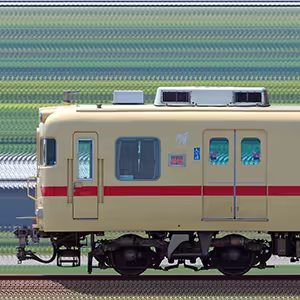 名鉄6000系(3次車)6013編成5500系復刻塗装車両(山側)