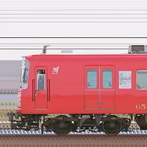 名鉄6500系（1次車）6503編成（海側）