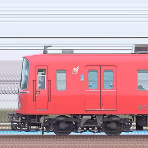 名鉄6500系（7次車・内装更新車）6521編成（海側）