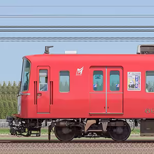 名鉄6800系（3次車）6816編成（海側）