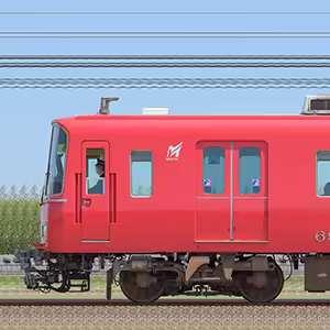 名鉄6800系（6次車）6837編成（海側）