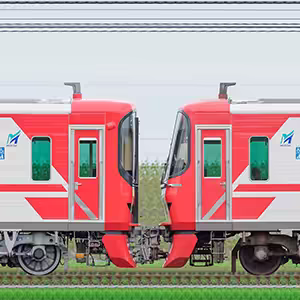 名鉄9100系（5次車）9122編成＋（4次車）9109編成（山側）