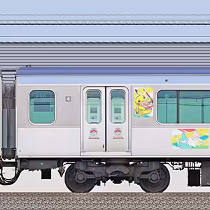 横浜高速鉄道Y500系サハY562「ポケモンワールドチャンピオンシップス2023」開催記念ラッピング