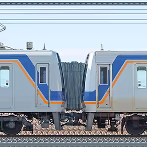  1000系 1032編成＋1036編成＋1051編成（山側） 