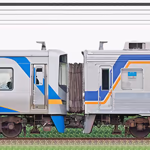 南海12000系12001編成＋9000系9509編成（山側）