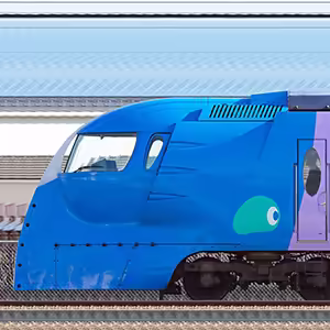 南海50000系第1編成「大阪･関西万博ラッピングラピート」（海側）