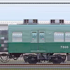 南海7100系（復元塗装）サハ7893