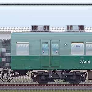 南海7100系（復元塗装）サハ7894
