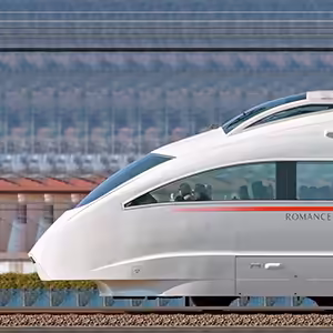 小田急50000形ロマンスカー「VSE」50001×10（海側）