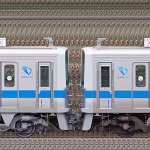小田急1000形1069×4+1067×4(リニューアル車・海側)