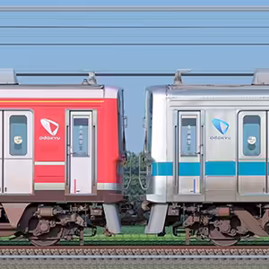 小田急1000形1059×4+1254×6(山側)