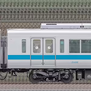 小田急2000形デハ2009（ロイヤルブルー）