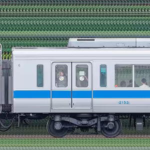 小田急2000形サハ2253（インペリアルブルー）