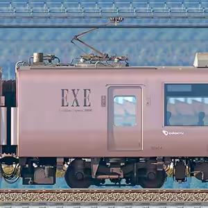 小田急30000形ロマンスカー「EXE」デハ30104