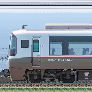 小田急30000形ロマンスカー「EXEα」30052×4(海側)