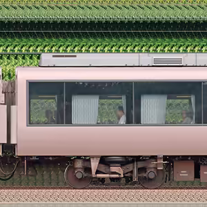 小田急30000形ロマンスカー「EXE」デハ30205（箱根そば60周年記念マーク）