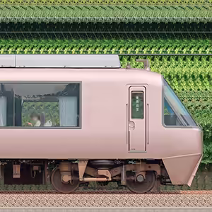 小田急30000形ロマンスカー「EXE」クハ30555（箱根そば60周年記念マーク）