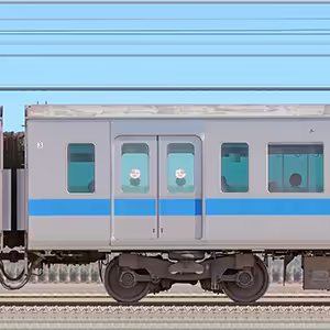 小田急3000形デハ3403（インペリアルブルー）