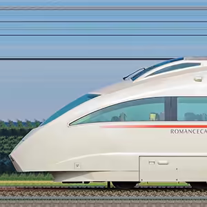 小田急50000形ロマンスカー「VSE」50001×10（ワラビーズ号／山側）