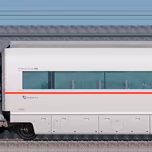 小田急50000形ロマンスカー「VSE」デハ50501（2022年）