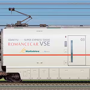 小田急50000形ロマンスカー「VSE」デハ50701 （ワラビーズ号）