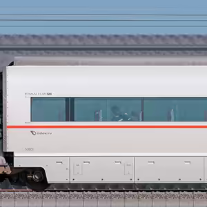 小田急50000形ロマンスカー「VSE」デハ50801（2022年）