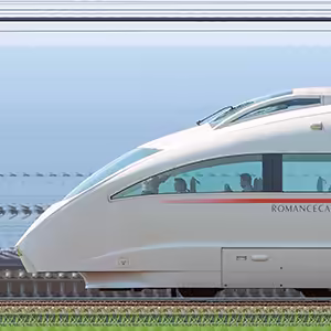 小田急50000形ロマンスカー「VSE」50001×10（ワラビーズ号／海側）