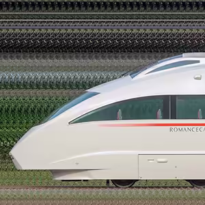 小田急50000形ロマンスカー「VSE」50002×10(海側)
