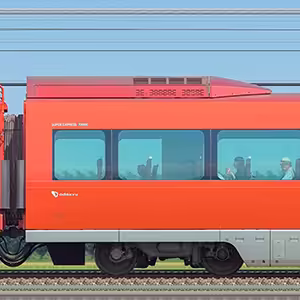 小田急70000形ロマンスカー「GSE」デハ70202