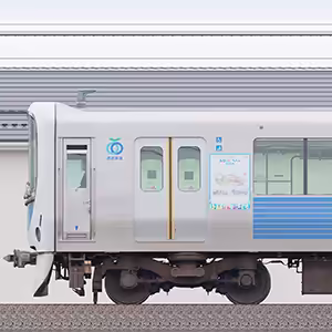 西武30000系（8次車）30103編成「西武グループこども応援プロジェクト ぼくのわたしのみらい絵トレイン」（1位側）