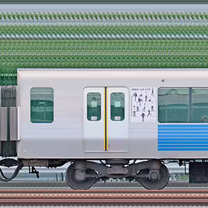 西武30000系サハ30701「川越ボーイズ・シング」ラッピング