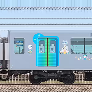 西武40000系モハ40351「映画ドラえもん」ラッピング