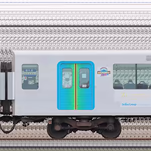 西武40000系「プリンスアイスワールドラッピングトレイン」サハ40406