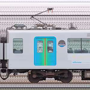 西武40000系「プリンスアイスワールドラッピングトレイン」モハ40506