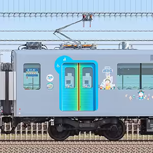 西武40000系モハ40551「映画ドラえもん」ラッピング