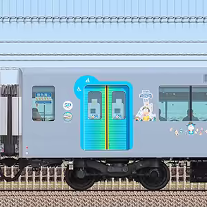 西武40000系サハ40651「映画ドラえもん」ラッピング