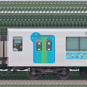 西武40000系「Moi!MOOMIN HANNO ラッピングトレイン」サハ40652