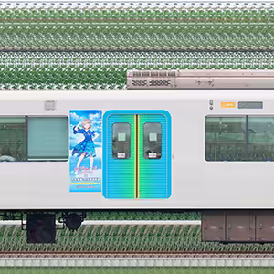 西武40000系（「Aqours」9周年記念ラッピングトレイン）サハ40755