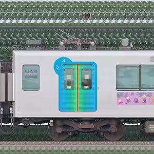 西武40000系「Moi!MOOMIN HANNO ラッピングトレイン」モハ40852