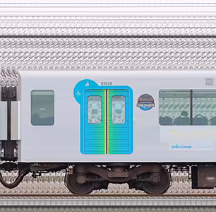 西武40000系「プリンスアイスワールドラッピングトレイン」モハ40906