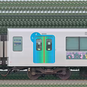 西武40000系「Moi!MOOMIN HANNO ラッピングトレイン」モハ40952