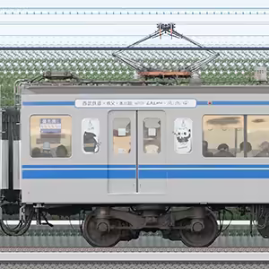 西武6000系モハ6258「西武鉄道×秩父・本川越 with LAIMO&爽爽猫」ラッピング