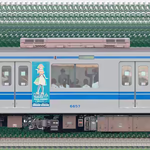 西武6000系「『幻日のヨハネ』スタンプラリー記念トレイン」モハ6657