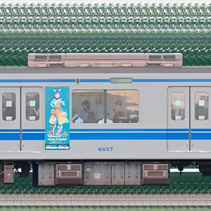 西武6000系「『幻日のヨハネ』スタンプラリー記念トレイン」モハ6857